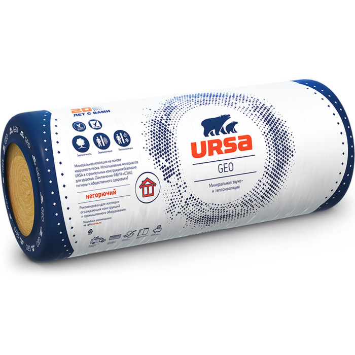 Утеплитель Урса Geo М-15 80х1220х12000